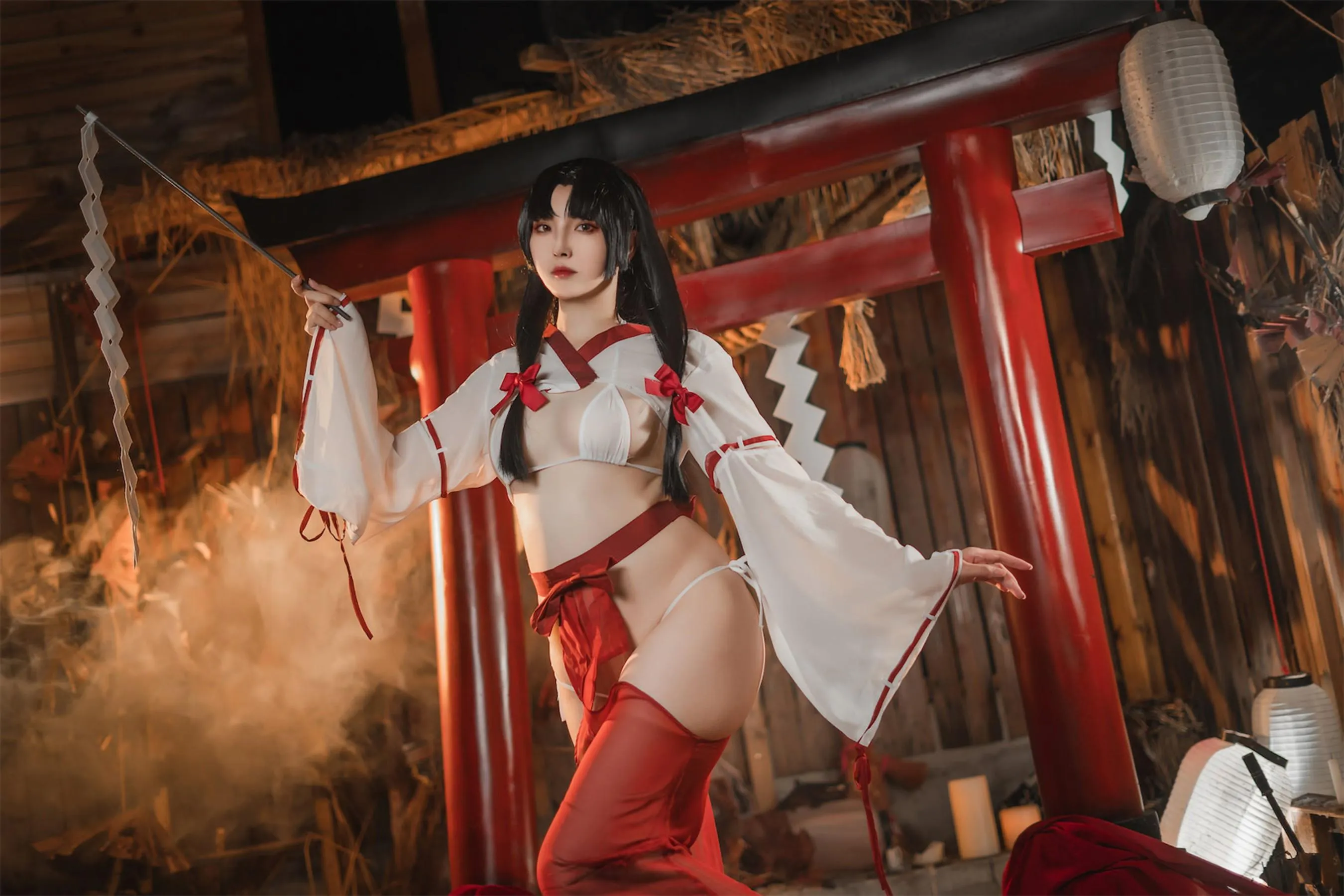 Natsuko夏夏子 – NO.18 祈愿巫女 [55P]插图1